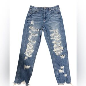 American Eagle Distressed Blue Women's Jeans